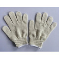 7/10 gauge bleach white cotton gloves